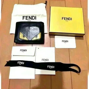 Fendi monster man's wallet